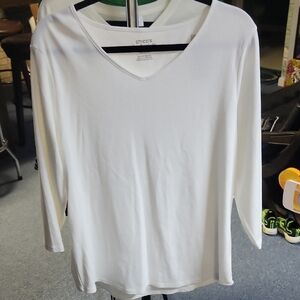 Chico's Classic White Blouse